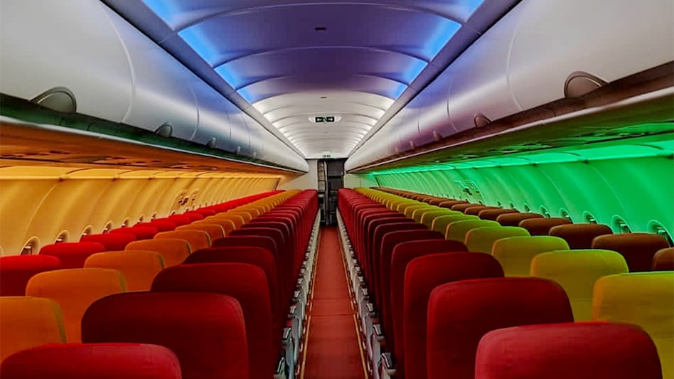 In August, Air India unveiled its new logo, where it retained the original red and white colours and added a dash of purple. In August, Air India unveiled its new logo, where it retained the original red and white colours and added a dash of purple.