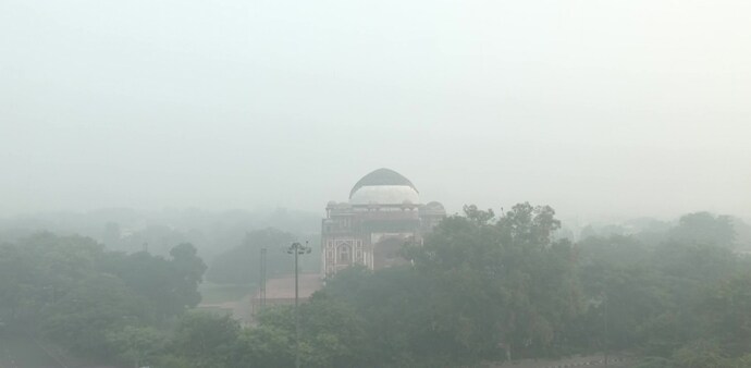 Delhi's 24-hour average air quality index was at 313 on Sunday versus 248 on Saturday. Delhi's 24-hour average air quality index was at 313 on Sunday versus 248 on Saturday.