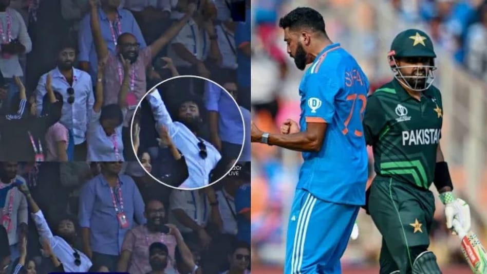 was seen vibing along and waving a blue shirt in his hand which many on the internet compared to Sorav Ganguly’s celebration from back in the day. was seen vibing along and waving a blue shirt in his hand which many on the internet compared to Sorav Ganguly’s celebration from back in the day.