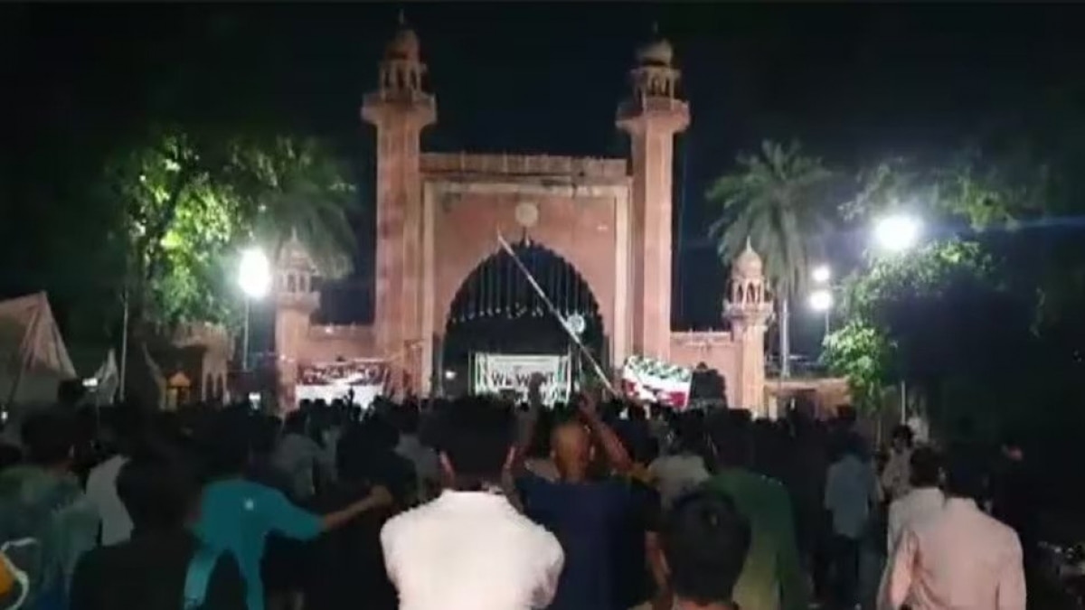 A video of the protest has gone viral on X formerly known as Twitter A video of the protest has gone viral on X formerly known as Twitter