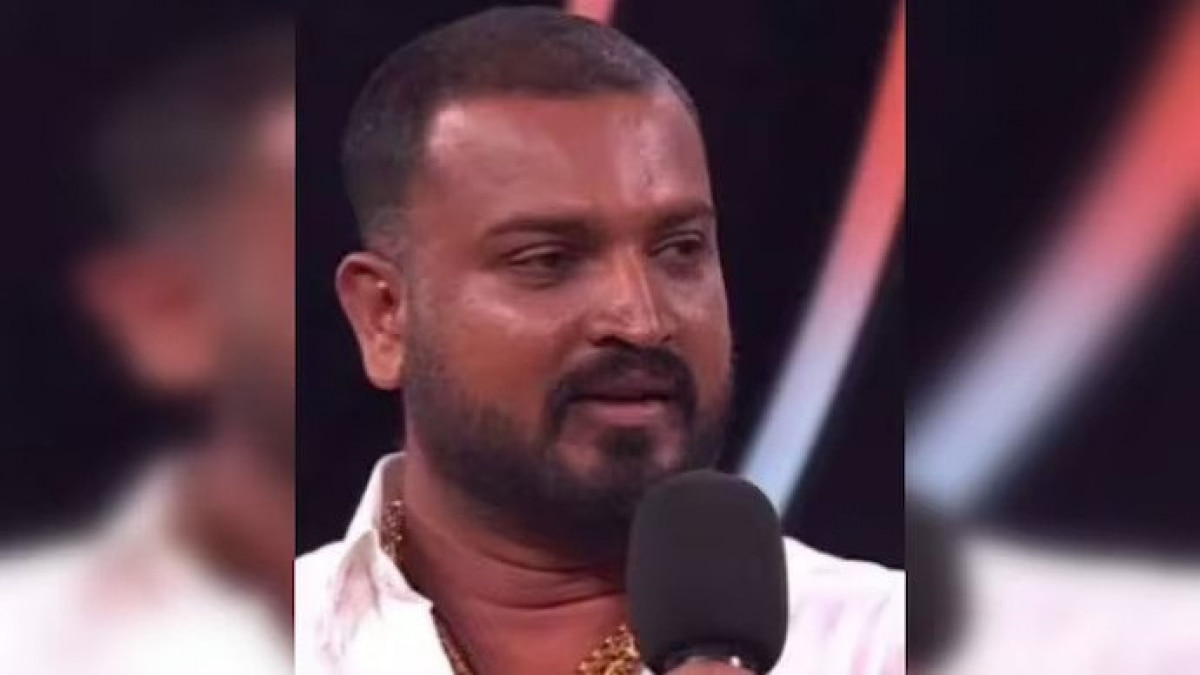 After a few hours, Varthur Santosh left the Bigg Boss house and was taken into custody by the forest department After a few hours, Varthur Santosh left the Bigg Boss house and was taken into custody by the forest department