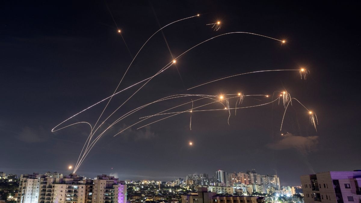 Israel's famous Iron Dome shoots down Hamas missiles Israel's famous Iron Dome shoots down Hamas missiles