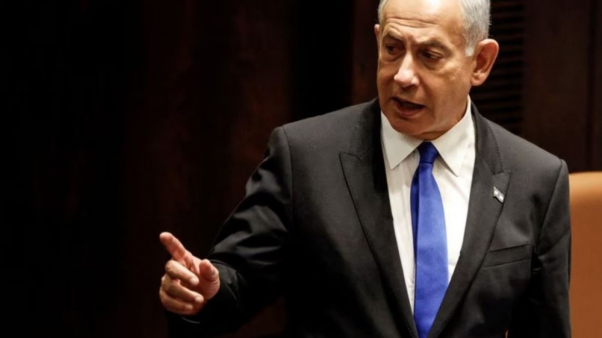 Netanyahu said Hamas had launched "a murderous surprise attack" against the State of Israel and its citizens. Netanyahu said Hamas had launched "a murderous surprise attack" against the State of Israel and its citizens.