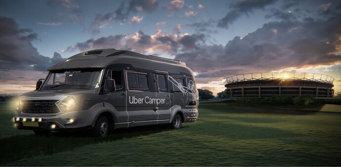 Uber Camper is a luxurious stay on the wheels and will be a desirable place for cricket fans to stay while being in the city to witness the ICC World Cup matches Uber Camper is a luxurious stay on the wheels and will be a desirable place for cricket fans to stay while being in the city to witness the ICC World Cup matches