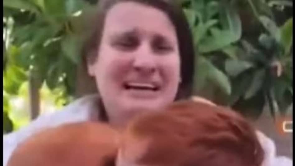 Amid the attack from Hamas, Shiri and her family were hiding in their home’s safe room Amid the attack from Hamas, Shiri and her family were hiding in their home’s safe room