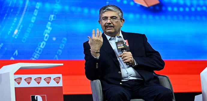Uday Kotak on what advice he would give Mukesh Ambani, KV Kamath Uday Kotak on what advice he would give Mukesh Ambani, KV Kamath
