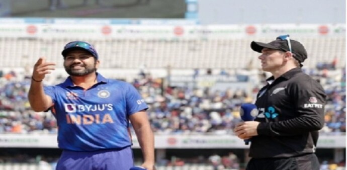 India won the toss and decided to bowl first in the match against New Zealand on Sunday. India won the toss and decided to bowl first in the match against New Zealand on Sunday.