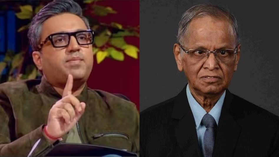 Ashneer Grover reacts to Narayana Murthy's viral remarks Ashneer Grover reacts to Narayana Murthy's viral remarks