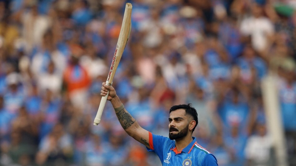Virat Kohli surpasses Sachin Tendulkar's 49 ODI centuries record Virat Kohli surpasses Sachin Tendulkar's 49 ODI centuries record