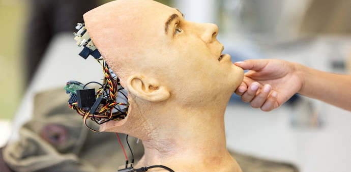 AI robots could play future role as companions in care homes. AI robots could play future role as companions in care homes.