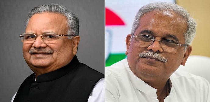 Chhattisgarh Exit Poll Result 2023: Tough fight between BJP and Congress Chhattisgarh Exit Poll Result 2023: Tough fight between BJP and Congress