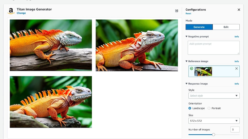 Amazon 'Titan' AI-powered image generator (Image: AWS) Amazon 'Titan' AI-powered image generator (Image: AWS)