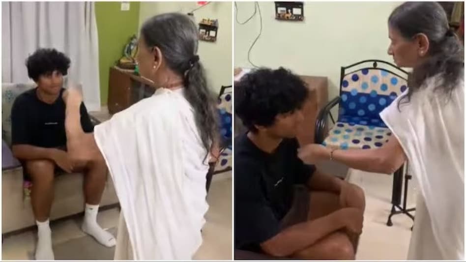 New Zealand cricketer Rachin Ravindra met his grandmother in Bengaluru during the ICC World Cup 2023. New Zealand cricketer Rachin Ravindra met his grandmother in Bengaluru during the ICC World Cup 2023.