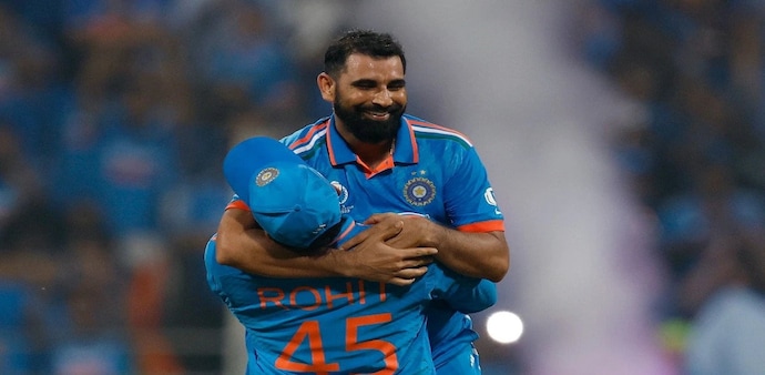 Shami scored 6 runs off 10 balls while he was on the crease Shami scored 6 runs off 10 balls while he was on the crease