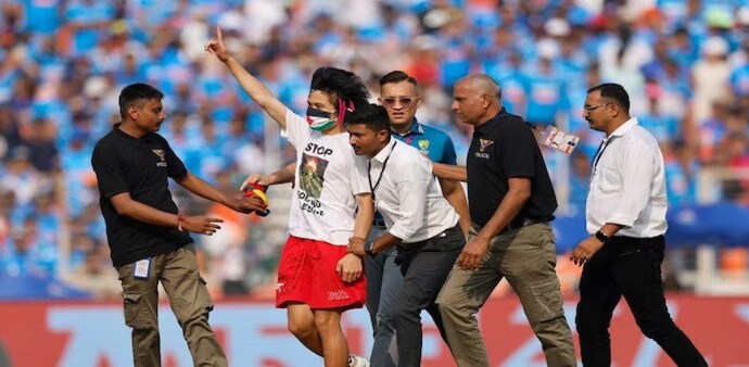 While revealing that his name his John he told reporters that he entered the field to meet Virat Kohli. While revealing that his name his John he told reporters that he entered the field to meet Virat Kohli.