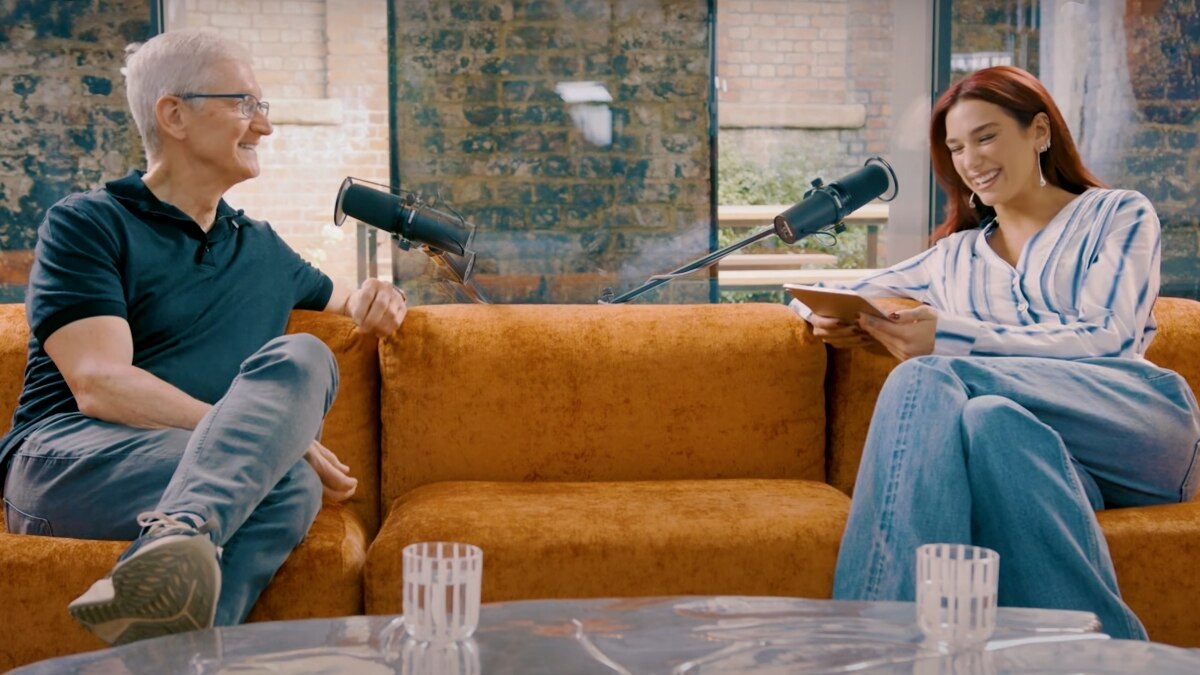 Global pop sensation Dua Lipa interviews Apple CEO Tim Cook Global pop sensation Dua Lipa interviews Apple CEO Tim Cook