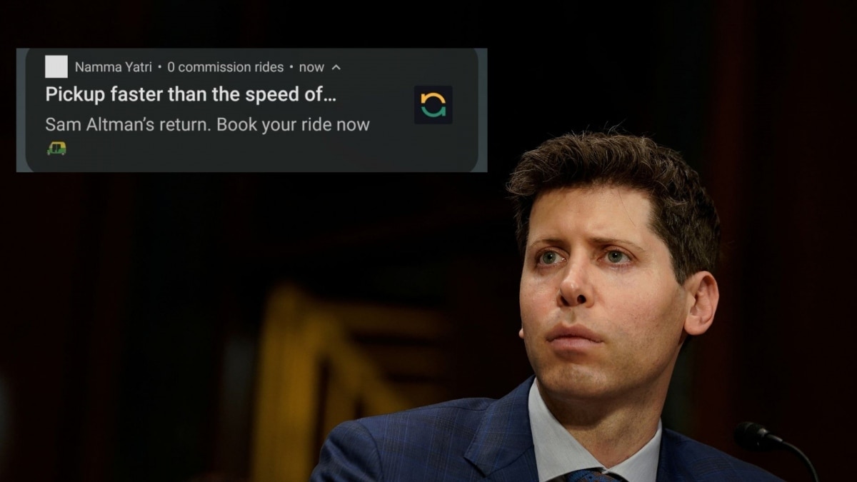 Sam Altman's brief ousting from OpenAI led to a 'peak Bengaluru moment' Sam Altman's brief ousting from OpenAI led to a 'peak Bengaluru moment'
