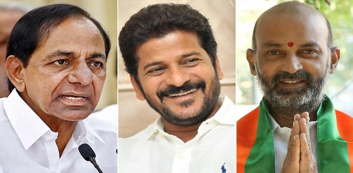 Telangana Exit Poll Result 2023: Congress may shock KCR Telangana Exit Poll Result 2023: Congress may shock KCR