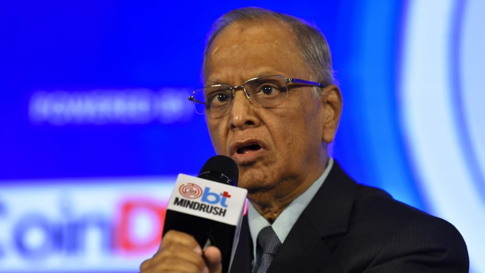 Infosys' NR Narayana Murthy spoke about how the progress of a nation can be measured Infosys' NR Narayana Murthy spoke about how the progress of a nation can be measured