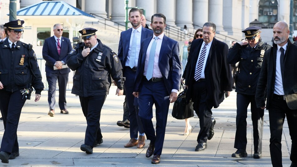 At NY trial, Eric and Donald Trump Jr say they were not aware of fraud (Photo: Reuters) At NY trial, Eric and Donald Trump Jr say they were not aware of fraud (Photo: Reuters)
