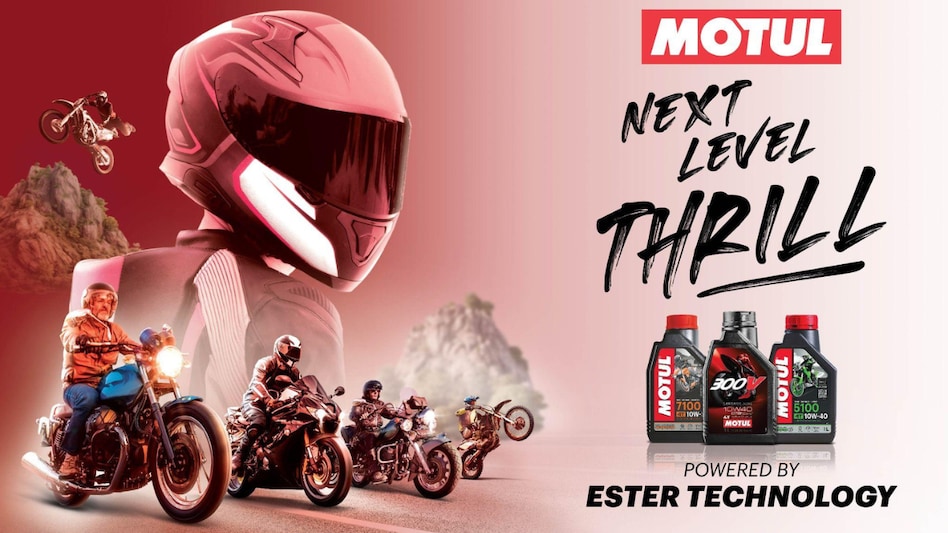 This campaign, centered around Motul's fully synthetic, premium engine oil for two-wheelers, is inspired by riders who seek thrill and adventure in their own unique ways This campaign, centered around Motul's fully synthetic, premium engine oil for two-wheelers, is inspired by riders who seek thrill and adventure in their own unique ways