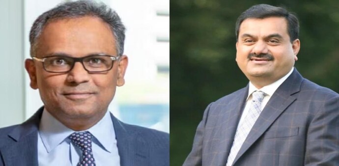 Adani Green Energy climbed 13.50 per cent, Adani Ports advanced 5.32 per cent while Ambuja Cements added 4.59 per cent. Adani Green Energy climbed 13.50 per cent, Adani Ports advanced 5.32 per cent while Ambuja Cements added 4.59 per cent.