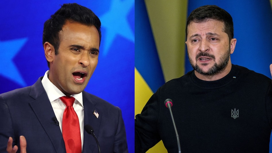 Vivek Ramaswamy criticises Volodymyr Zelenskyy Vivek Ramaswamy criticises Volodymyr Zelenskyy