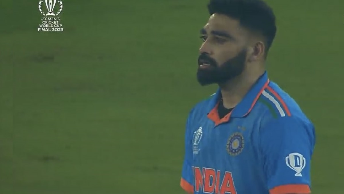 Visuals of weeping Siraj go viral after Australia wins World Cup 2023 by 6 wickets Visuals of weeping Siraj go viral after Australia wins World Cup 2023 by 6 wickets