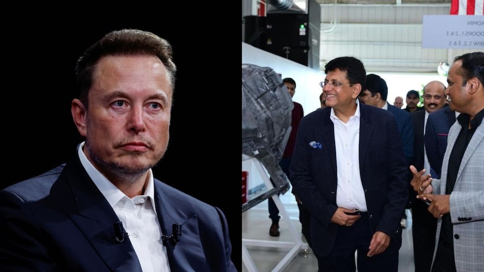 Elon Musk unable to meet Union Minister Piyush Goyal at Tesla factory Elon Musk unable to meet Union Minister Piyush Goyal at Tesla factory