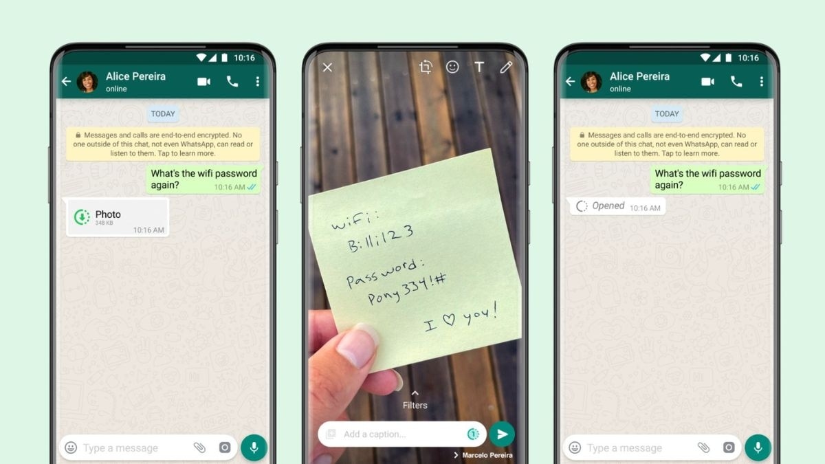 WhatsApp 'View Once' feature is now rolling out for desktop app WhatsApp 'View Once' feature is now rolling out for desktop app
