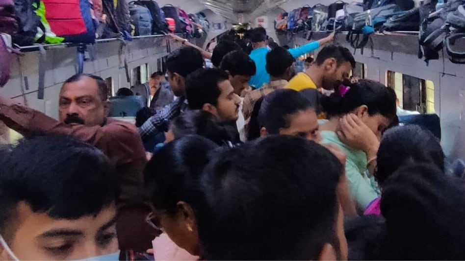 The Railways has apologised for the inconvenience caused to passengers and has promised to take steps to improve train conditions. The Railways has apologised for the inconvenience caused to passengers and has promised to take steps to improve train conditions.