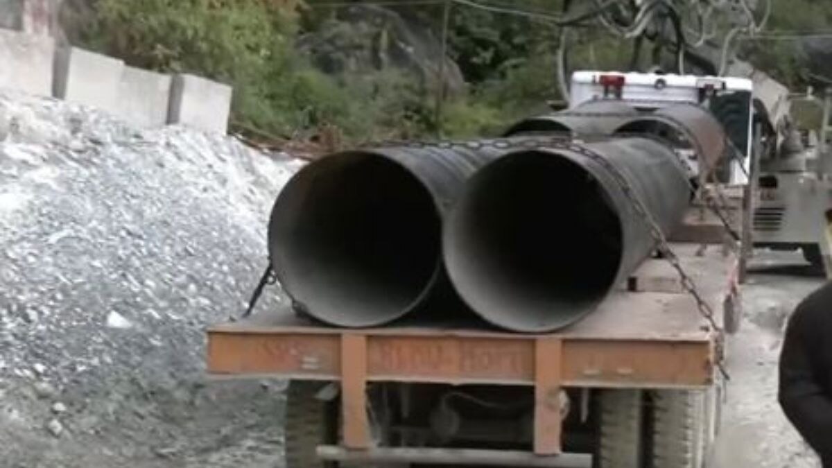Uttarkashi tunnel collapse: Six-member expert panel to probe accident, 900 mm diameter steel pipes brought for evacuation of 40 workers