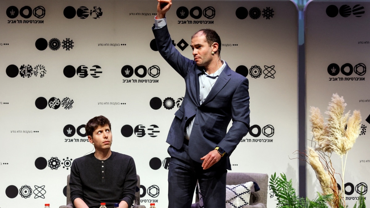 Sam Altman, CEO of Microsoft-backed OpenAI listens to Ilya Sutskever, co-founder and Chief Scientist of OpenAI Sam Altman, CEO of Microsoft-backed OpenAI listens to Ilya Sutskever, co-founder and Chief Scientist of OpenAI