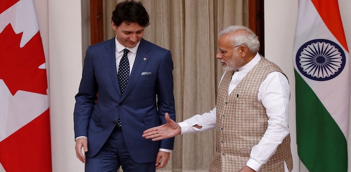 Prime Minister Narendra Modi with Justin Trudeau Prime Minister Narendra Modi with Justin Trudeau