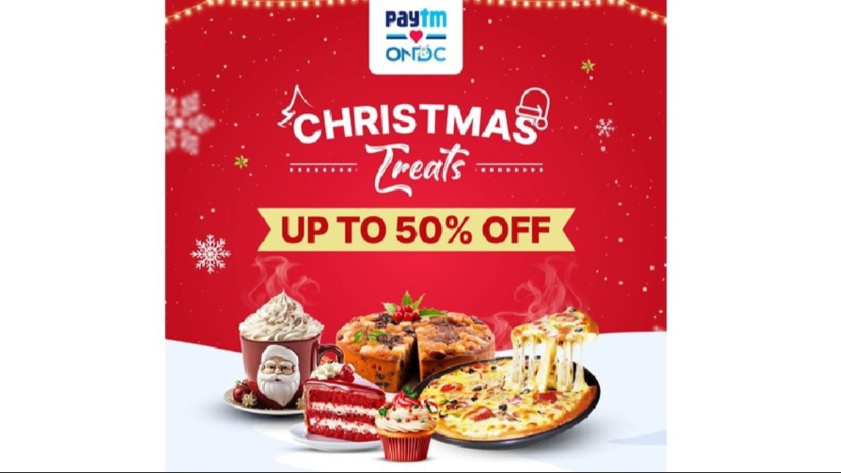 Paytm se ONDC unveils Christmas Treats: Get cakes, ice creams, pastries from IGP Cakes, Kwality Wall’s, Baskin Robbins, more starting Rs 59, and up to 50% on food items