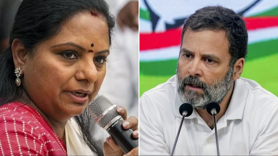 K Kavitha slammed Congress leader Rahul Gandhi K Kavitha slammed Congress leader Rahul Gandhi