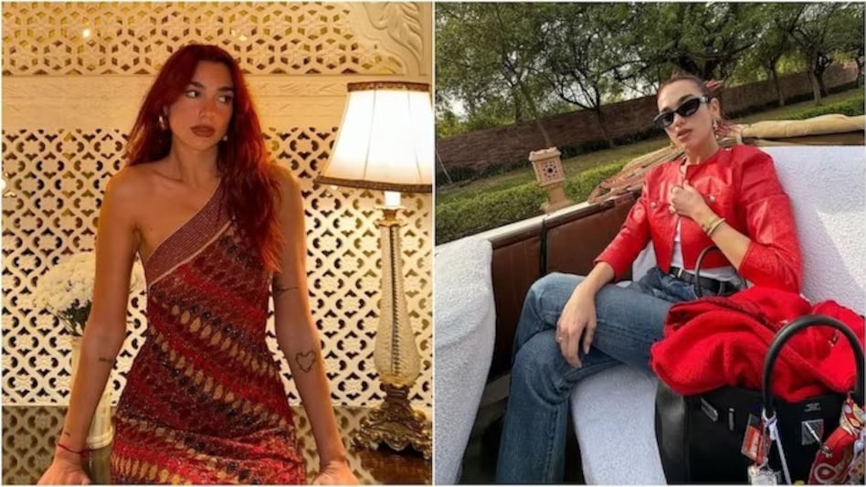 While sharing several pictures, she wrote in the caption, 'I feel so beyond lucky to end my year here in India' While sharing several pictures, she wrote in the caption, 'I feel so beyond lucky to end my year here in India'