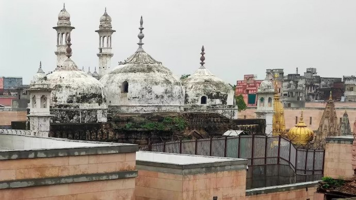 The Gyanvapi mosque in Varanasi. The Gyanvapi mosque in Varanasi.