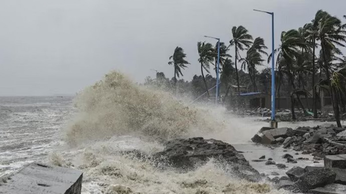 The cyclonic storm Michaung has intensified into a severe cyclonic storm and is expected to cross the coast at Bapatla in Andhra Pradesh on Tuesday, December 5 The cyclonic storm Michaung has intensified into a severe cyclonic storm and is expected to cross the coast at Bapatla in Andhra Pradesh on Tuesday, December 5