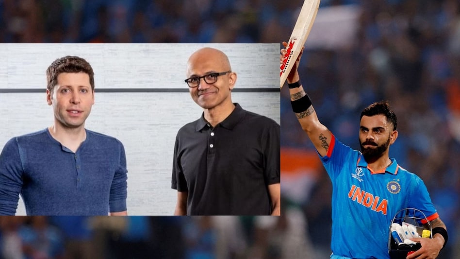 In the midst of these high-stakes discussions, cricket enthusiast Satya Nadella took breaks to update his colleagues on the India vs Australia match held on November 18. In the midst of these high-stakes discussions, cricket enthusiast Satya Nadella took breaks to update his colleagues on the India vs Australia match held on November 18.