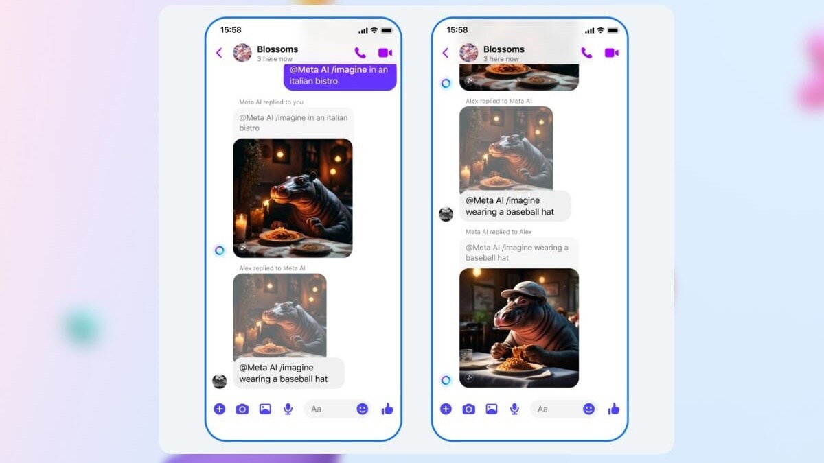 Meta reimagine: An AI tool to generate images from text prompts in Facebook, Instagram group chats Meta reimagine: An AI tool to generate images from text prompts in Facebook, Instagram group chats