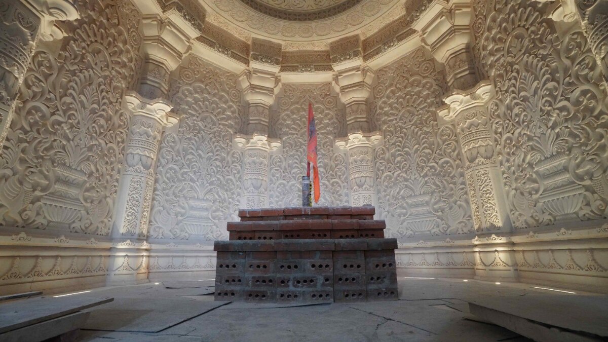 Ayodhya trust shares images of Sanctum Sanctorum; check here