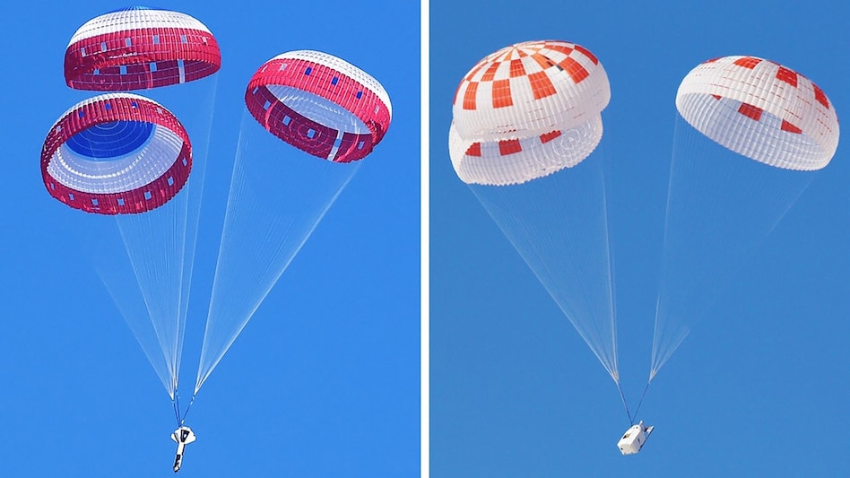 The drogue parachutes already play a crucial role in stabilising and slowing down spacecraft The drogue parachutes already play a crucial role in stabilising and slowing down spacecraft