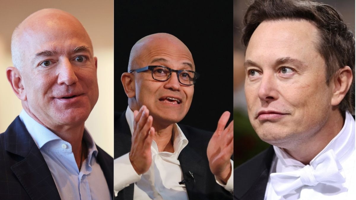 Jeff Bezos and Satya Nadella do not like the concept of 'work-life balance' while Elon Musk thinks remote work model is morally wrong Jeff Bezos and Satya Nadella do not like the concept of 'work-life balance' while Elon Musk thinks remote work model is morally wrong