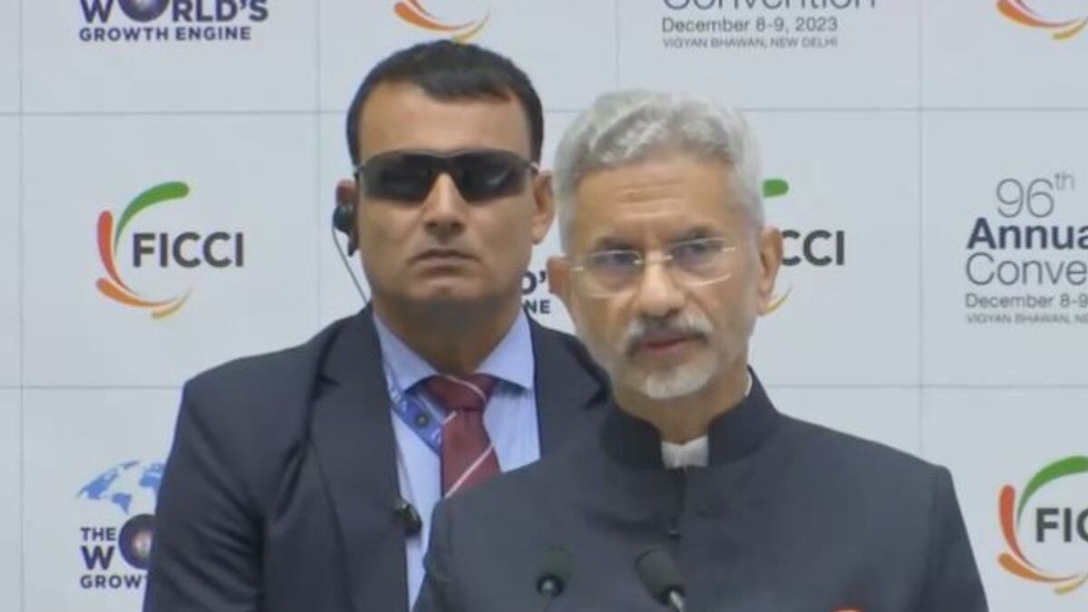 In his speech, Jaishankar underscored the importance of self-definition for India. In his speech, Jaishankar underscored the importance of self-definition for India.