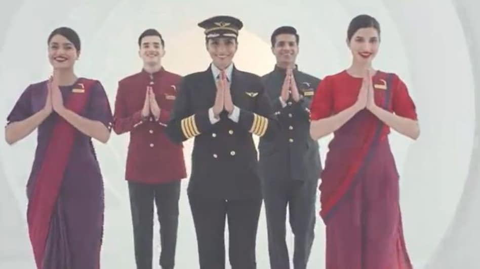 The collection features a palette of deep red, aubergine, and gold, reflecting the airline's heritage and warmth. The collection features a palette of deep red, aubergine, and gold, reflecting the airline's heritage and warmth.