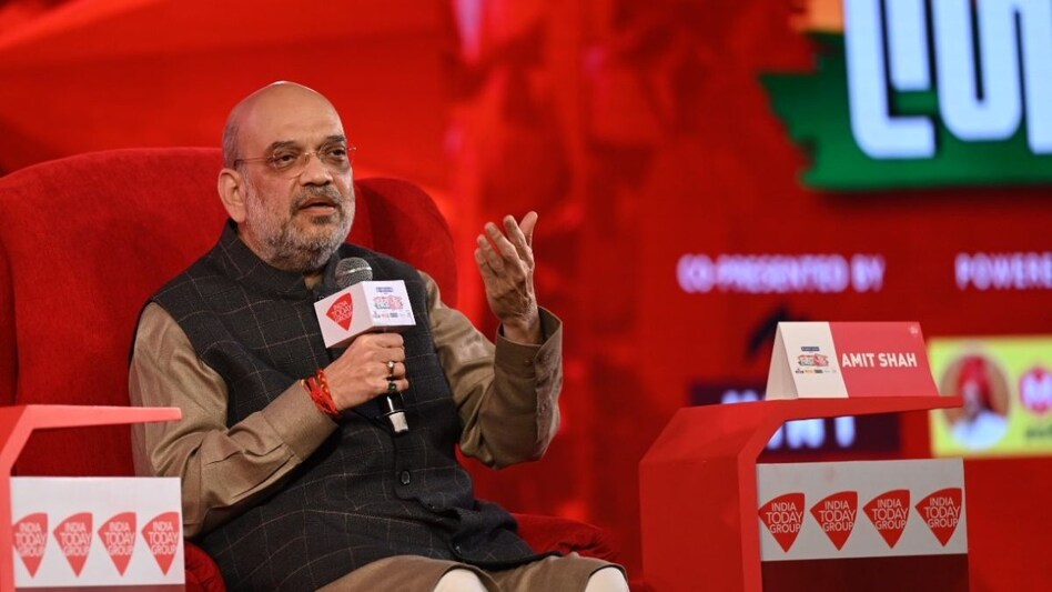 Union Home Minister Amit Shah at Agenda AajTak 2023 (Image: Rajwant Rawat/India Today) Union Home Minister Amit Shah at Agenda AajTak 2023 (Image: Rajwant Rawat/India Today)