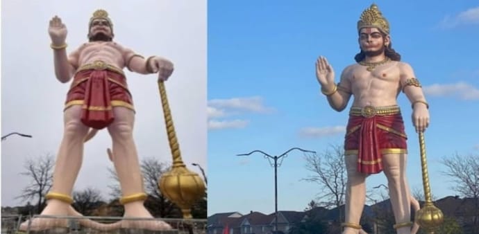 The statue of Lord Hanuman is set to be unveiled in April next year. The statue of Lord Hanuman is set to be unveiled in April next year.