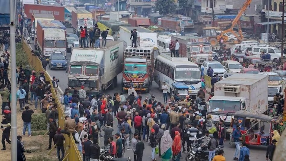 Drivers of commercial vehicles, including trucks and tankers, have been protesting in several states against the stringent provisions. Drivers of commercial vehicles, including trucks and tankers, have been protesting in several states against the stringent provisions.