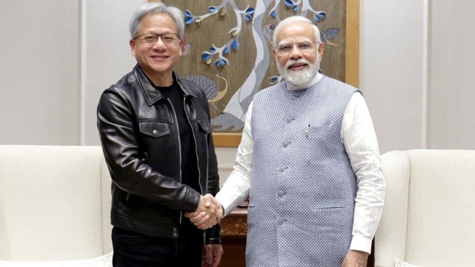 PM Modi’s meeting with Nvidia CEO Jensen Huang PM Modi’s meeting with Nvidia CEO Jensen Huang